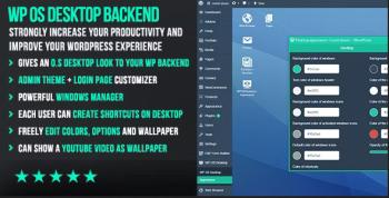 WP OS Desktop Backend - More than a Wordpress Admin Theme